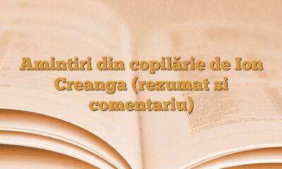 Rezumat Amintiri din Copilărie de Ion Creangă | Zicala.ro