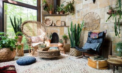 Design interior Bohemian: Jocuri de culoare și texturi